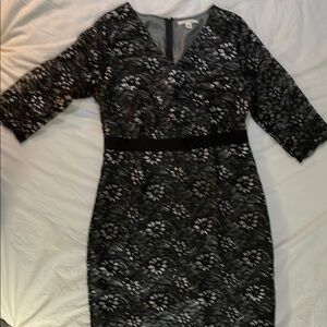 Banana Republic Black Lace Dress